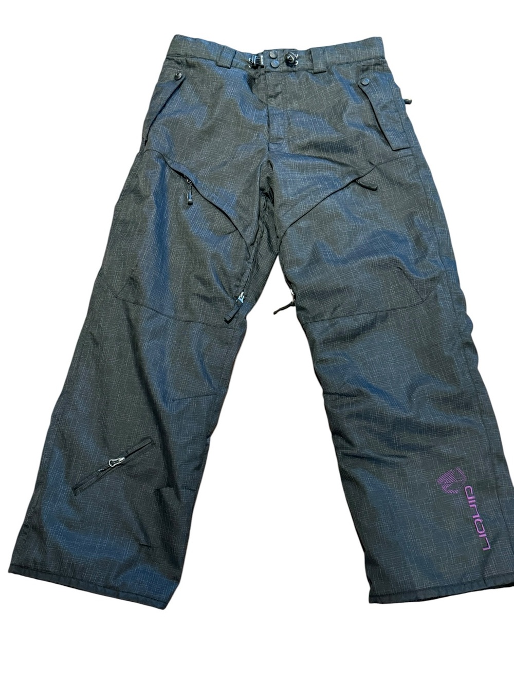 Liquid Freerider Charcoal Gray Ski Snowboard Pants Mens Size Medium